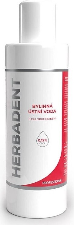 HERBADENT PROFESSIONAL bylinná ústní voda s chlorhexidinem 240ml