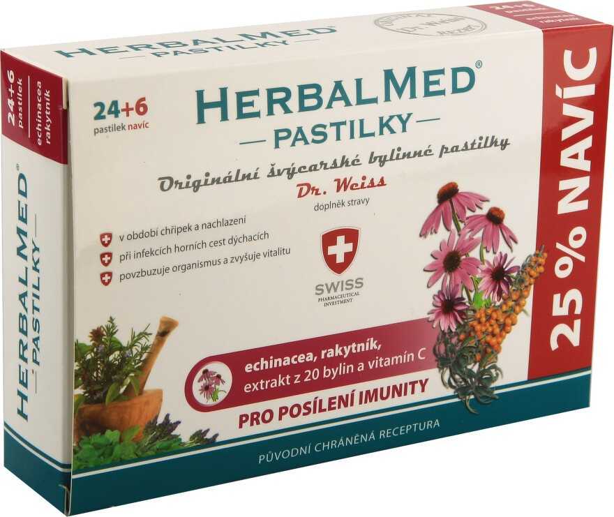 HerbalMed past. Dr.Weiss Echin+rakytník+vit.C 24+6