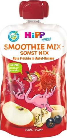 HiPP BIO Smoothie Jablko-Banán-Červené ovoce 120g