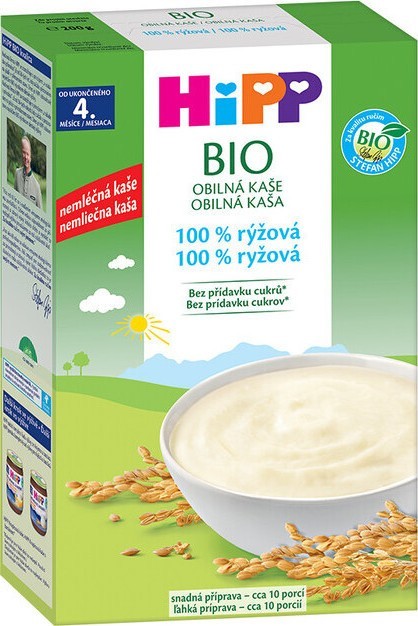 HiPP OBILNÁ KAŠE BIO 100% rýžová 200g