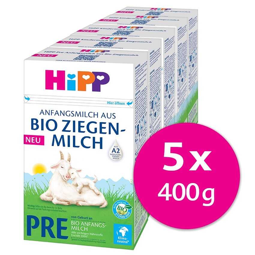 HiPP MLÉKO 1 BIO kozí 5x400g