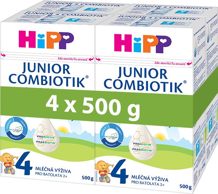 HiPP MLÉKO 4 JUNIOR Combiotik 4x500g