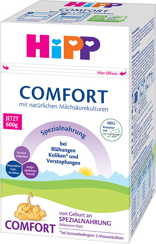 HiPP MLÉKO HiPP Comfort speciální kojenecká výživa 600g