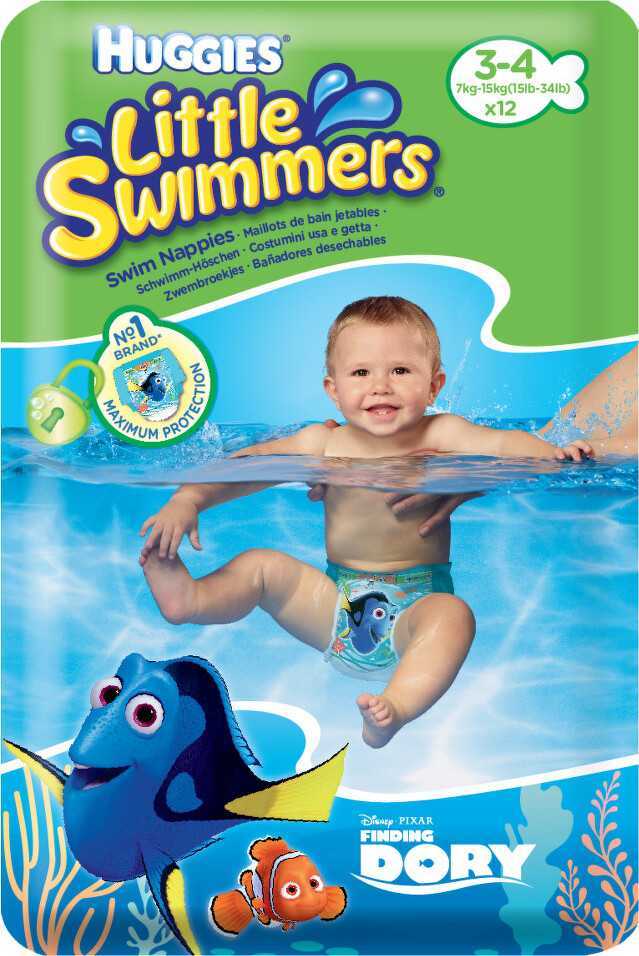 HUGGIES Little Swimmers vel.3-4 7-15kg 12ks