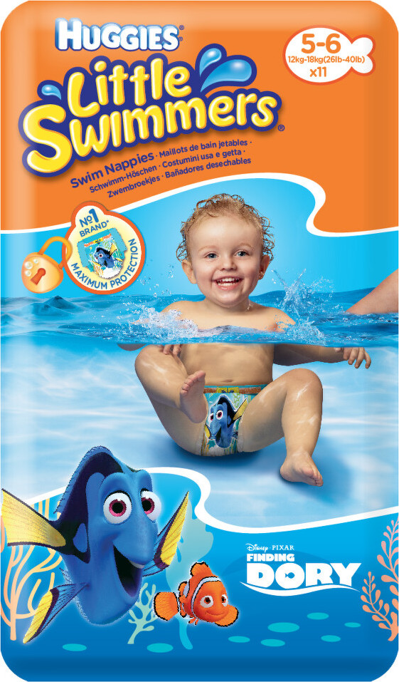 HUGGIES Little Swimmers vel.5-6 12-18kg 11ks