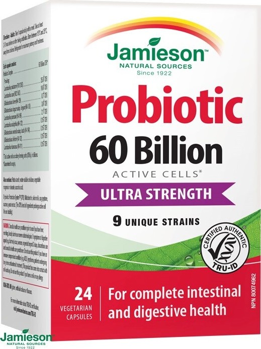 JAMIESON Probiotic 60miliard ULTRA STRENGTH cps.24