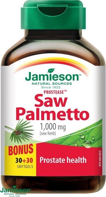 JAMIESON Prostease Saw Palmetto 125mg cps.60