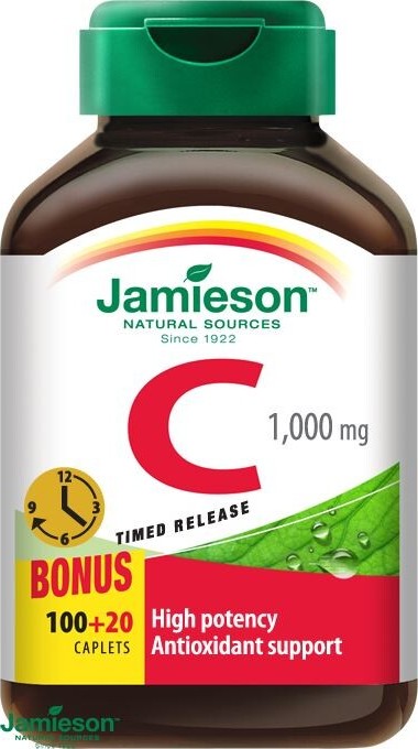 JAMIESON Vitamín C 1000mg s postupným uvolňováním tbl.100+20