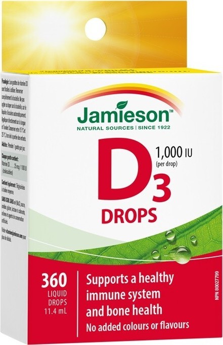 JAMIESON Vitamin D3 1000 IU 11