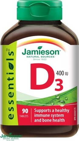 JAMIESON Vitamín D3 400 IU tbl.90