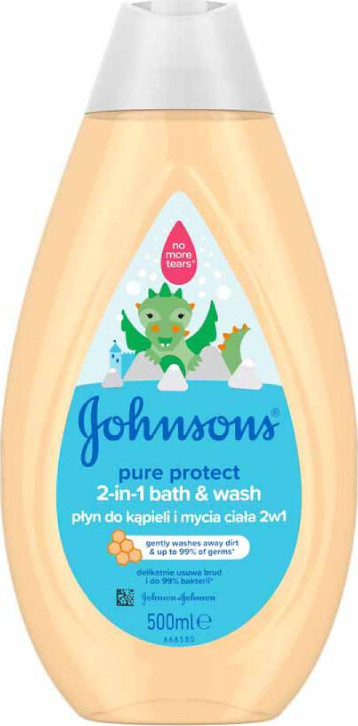 JOHNSONS Pure Protect Koupel a mycí gel 2v1 500ml