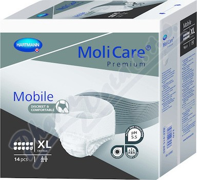 KALHOTKY ABSORPČNÍ NATAHOVACÍ MOLICARE MOBILE 10 KAPEK XL BOKY 130-170CM