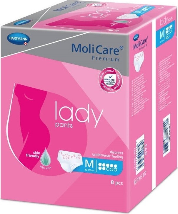 KALHOTKY NAVLÉKACÍ MOLICARE LADY PANTS 7 KAPEK M BOKY 80-120CM