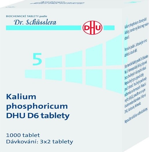 KALIUM PHOSPHORICUM DHU D6 neobalené tablety 1000