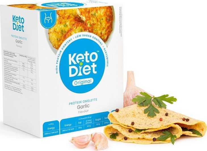 KetoDiet Proteinová placka s česnekem 7x25g