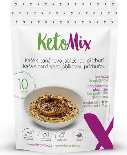 KetoMix Proteinová kaše banán/jablko 280g