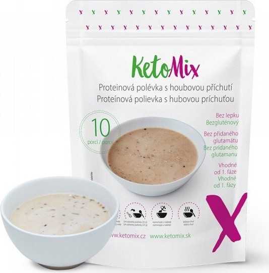 KetoMix Proteinová polévka houbová 250g