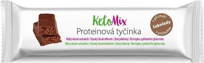 KetoMix Proteinová tyčinka čokoláda 40g