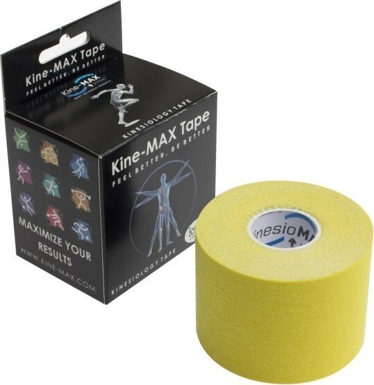 KineMAX Classic kinesiology tape žlutá 5cmx5m