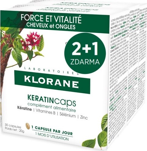 KLORANE Keratincaps Vlasy a nehty cps.90