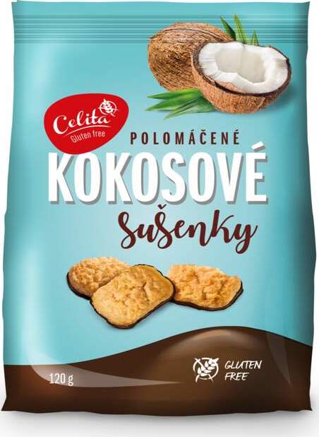 Kokosové sušenky polomáčené 120g