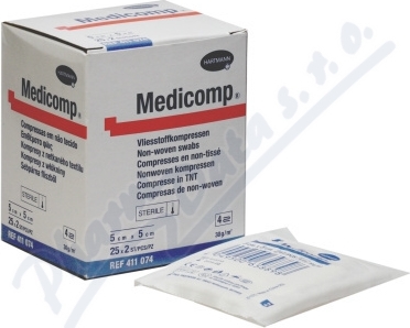 KOMPRESY MEDICOMP STERILNÍ 5X5CM