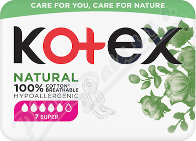 KOTEX NATURAL Super 7ks