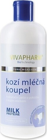 Kozí mléčná koupel hydratační péče o pokožku 400ml