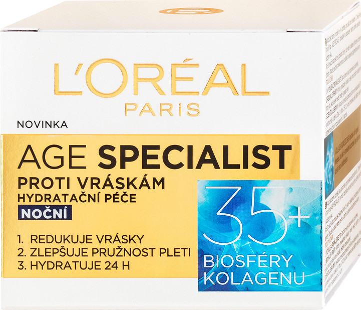 L´Oréal Paris Age Specialist 35+ noční krém proti vráskám 50ml