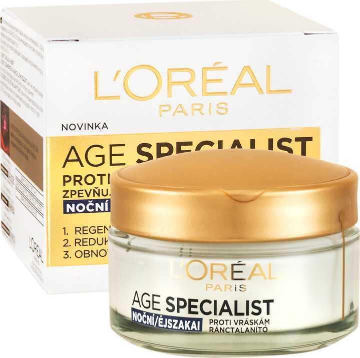 L´Oréal Paris Age Specialist 45+ noční krém proti vráskám 50ml