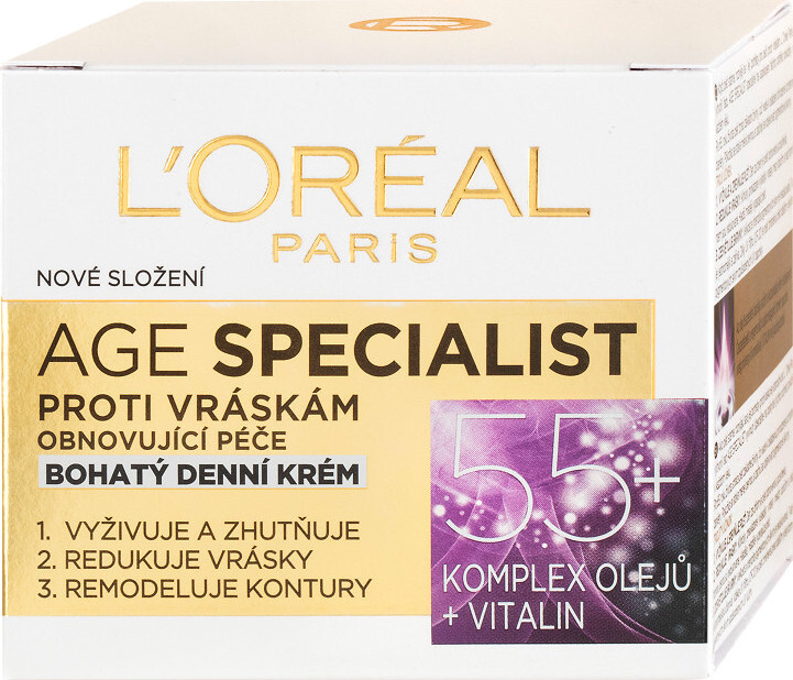 L´Oréal Paris Age Specialist 55+ denní krém proti vráskám 50ml