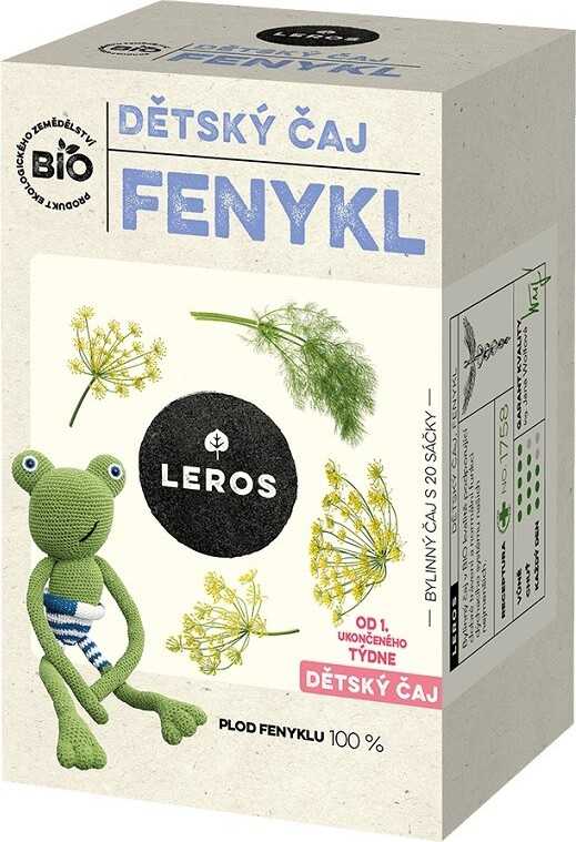 LEROS Dětský čaj Fenykl BIO 20x1.5g