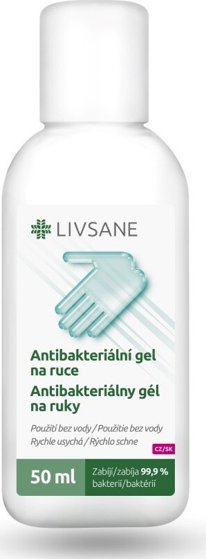 LIVSANE Antibakteriální gel na ruce 50 ml