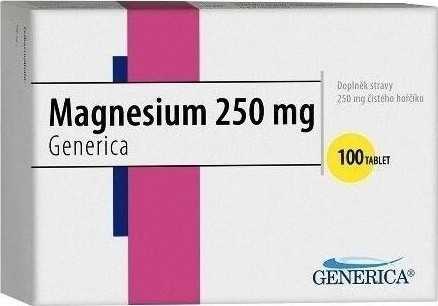 Magnesium 250 Generica tbl. 100