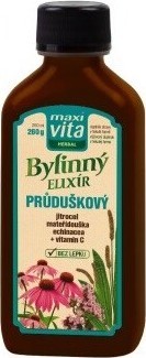 Maxi Vita Herbal Bylinný elixír Průduškový 200ml