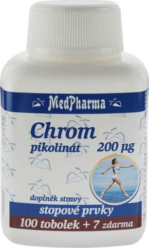 MedPharma Chrom pikolinát 200mcg tob.107