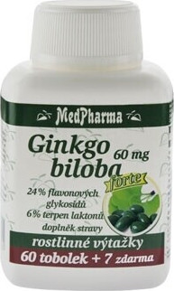 MedPharma Ginkgo biloba 60mg Forte 67 tobolek