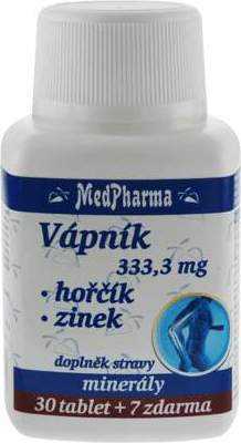 MedPharma Vápník+hořčík+zinek tbl.37