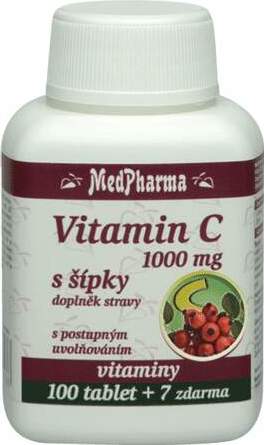 MedPharma Vitamín C 1000mg s šípky tbl.107