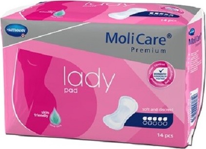 MOLICARE LADY absorbční vložky 5 kapek 1029 ml