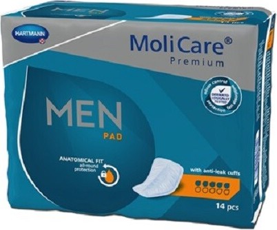 MOLICARE MEN absorbční vložky 5 kapek 852 ml