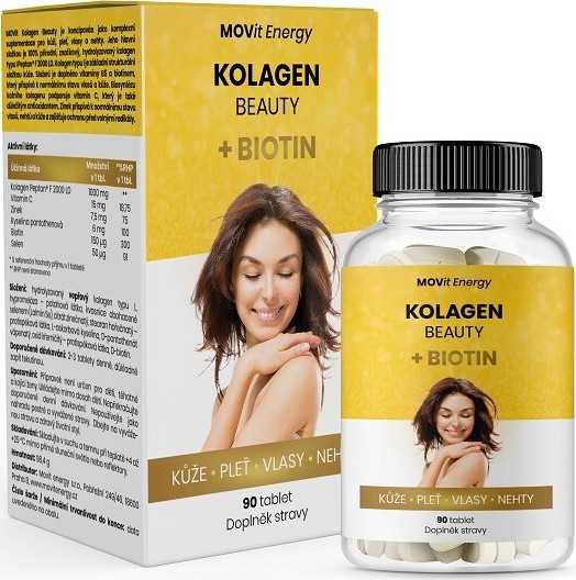 MOVit Kolagen Beauty+Biotin tbl.90