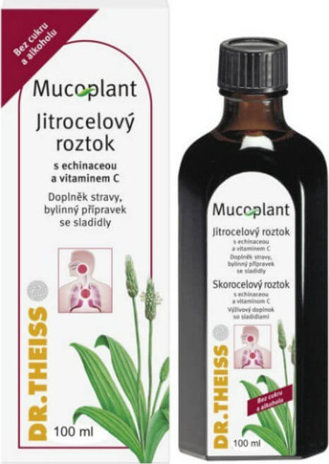 Mucoplant Jitrocelový roztok bez cukru 100ml