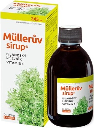 Müllerův sirup s islandským lišejníkem a vitaminem C 245ml