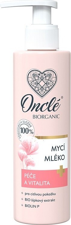 Mycí mléko ONCLÉ BIORGANIC 200 ml