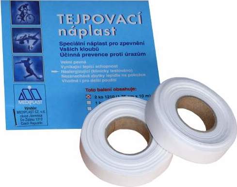 Náplast Mediplast 1.25cmx10m 2ks 1210XT tejpovací