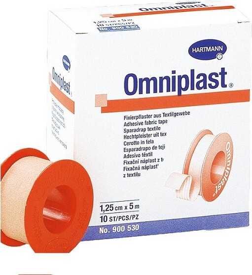 Náplast Omniplast textilní 1.25cmx5m 1ks