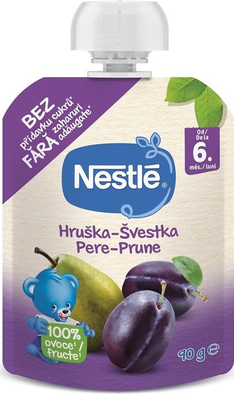 NESTLÉ kapsička ovocná Švestka/Hruška 90g CZ