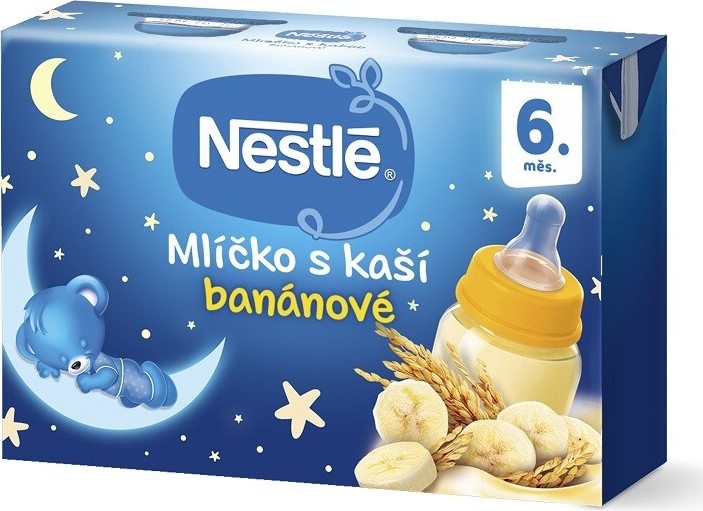 NESTLÉ Mlíčko s kaší banánové 2x200ml