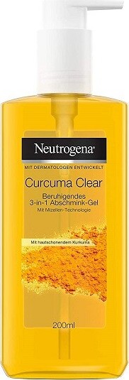 Neutrogena Curcuma Clear Micelární odličovací gel s kurkumou 200ml